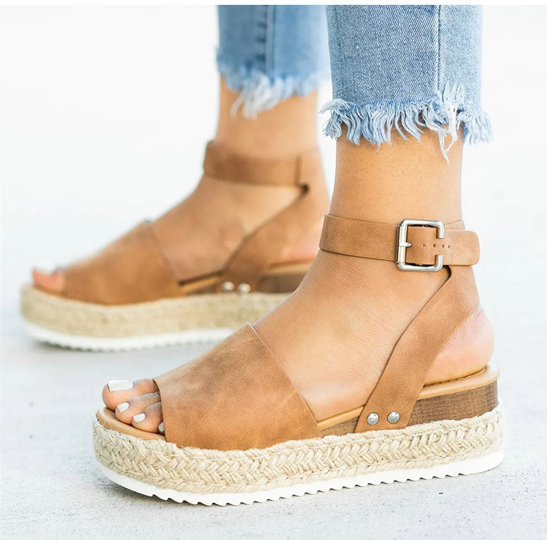 Bella Wedge™ - slippers met platform